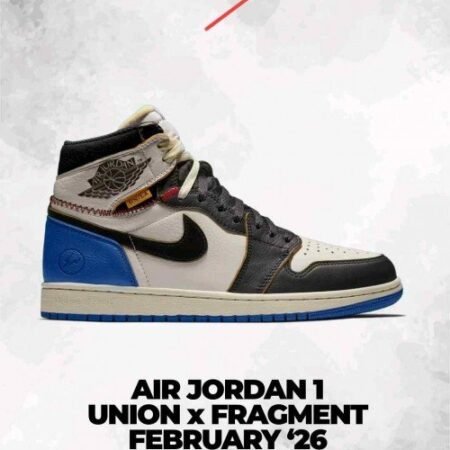 Nike Air jordan 1 X Union LA X Fragment