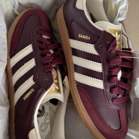 Adidas Women Samba OG "Maroon/white"