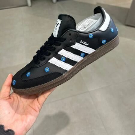Adidas Women Samba "Blue Floral/ Black Core"