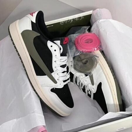 Jordan 1 low Travis Scott olive for men 361