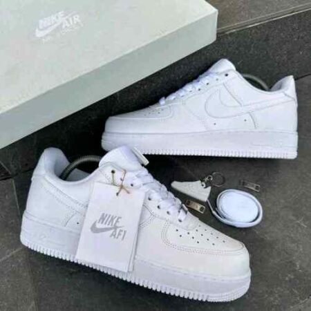 Nike Airforce 1 white pure leather ua quality