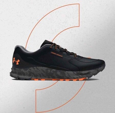 Under Armourr charged bandit trail 3 black orange