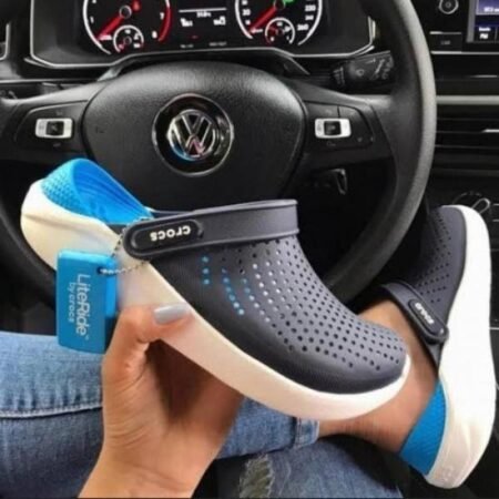 Croc Lite Ride Blue White