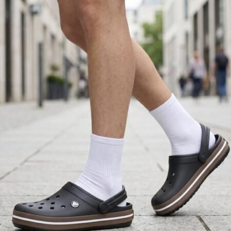 Croccs Crocband Gum Clog Black