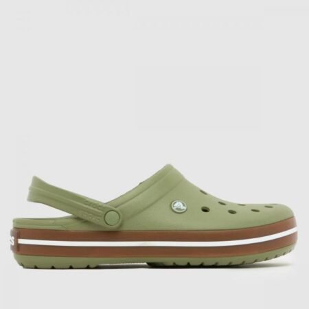 Croccs Crocband Gum Clog Khaki