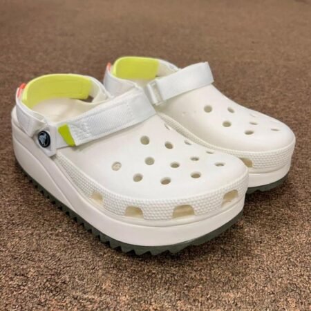 Croccs Classic Hiker Clogs White