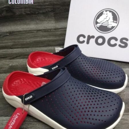 Croc_ss Lite Ride Navy Blue Red 445